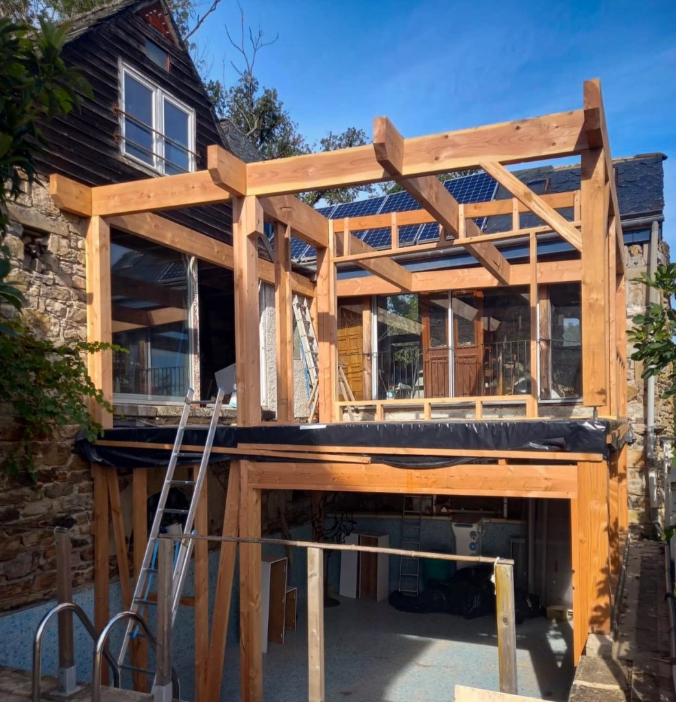 l'alternatif eco construction Villeneuve 12260 Occitanie Aveyron
charpente