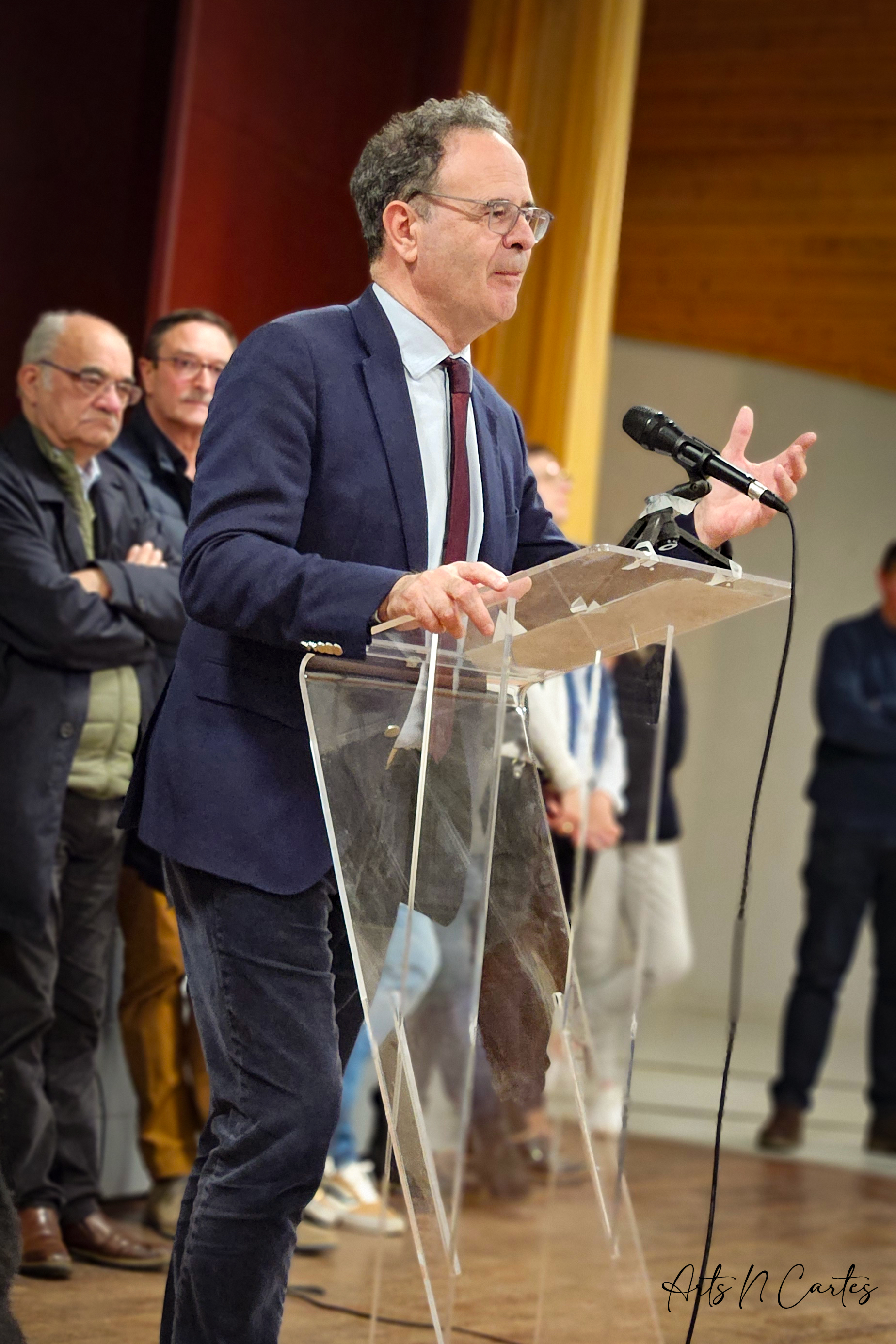 Vœux du maire Villeneuve d’Aveyron mR Alain Marc